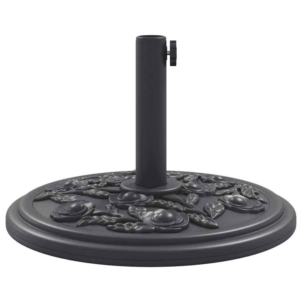 vidaXL Base de parasol pour mâts Ø38 / 48 mm 12 kg rond