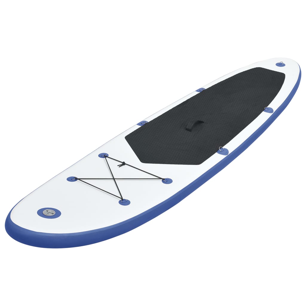 vidaXL Stand Up Paddle Planche à rame gonflable Bleu et blanc