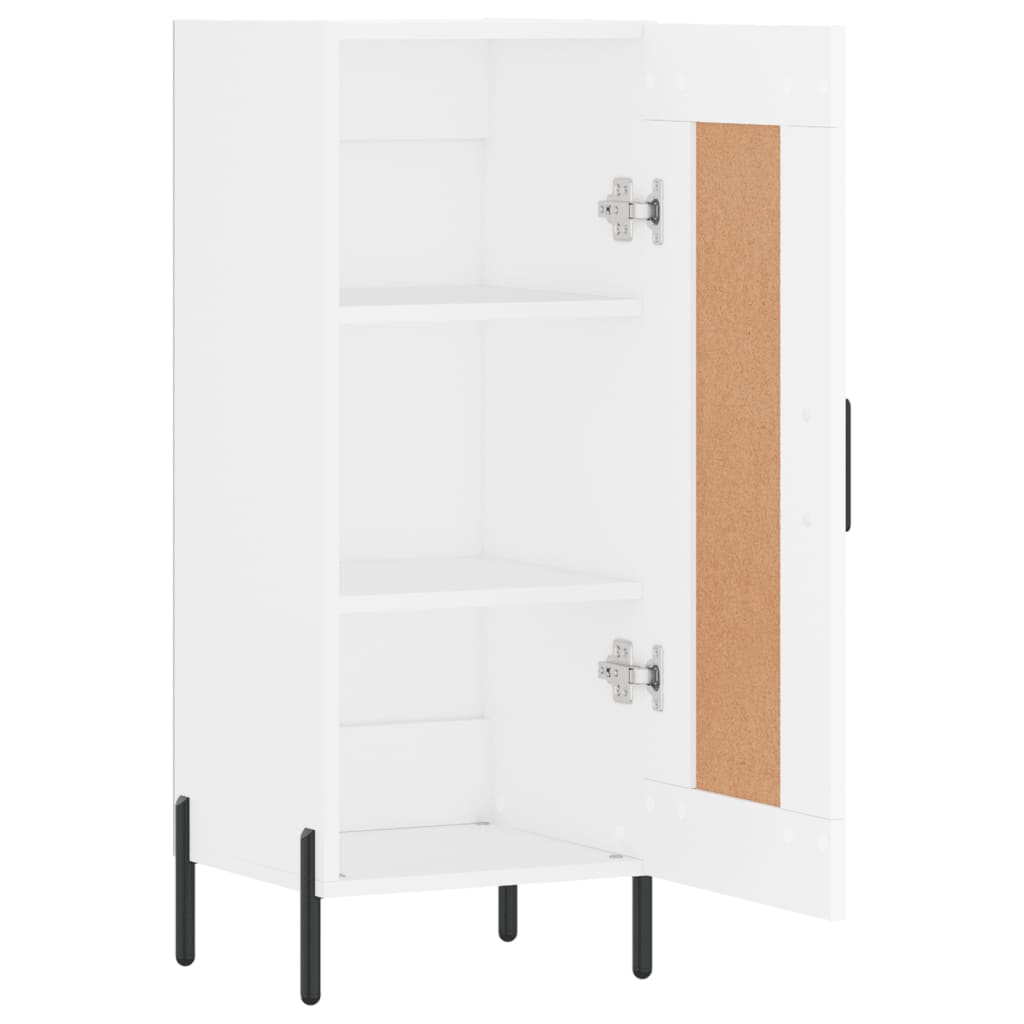 vidaXL Buffet blanc 34,5x34x90 cm bois d'ingénierie