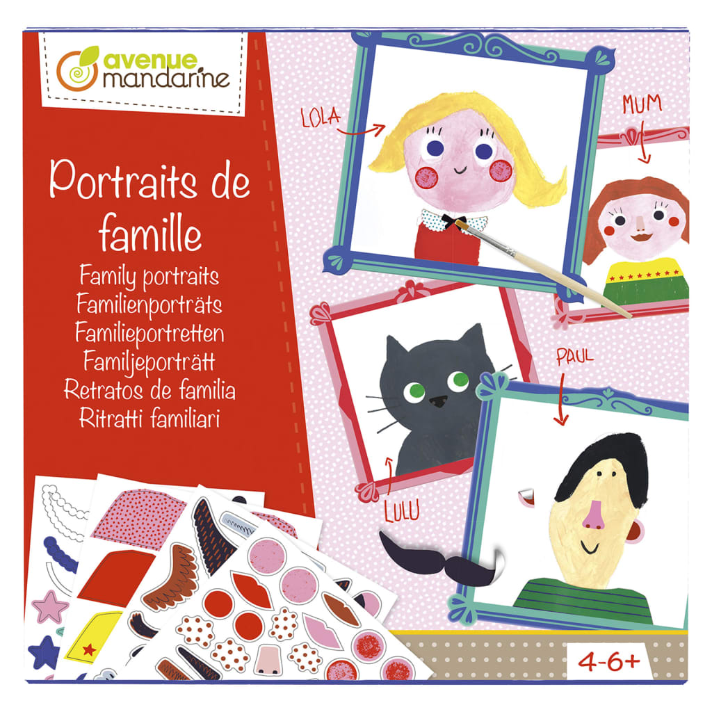 Avenue Mandarine Boîte créative Family Portraits