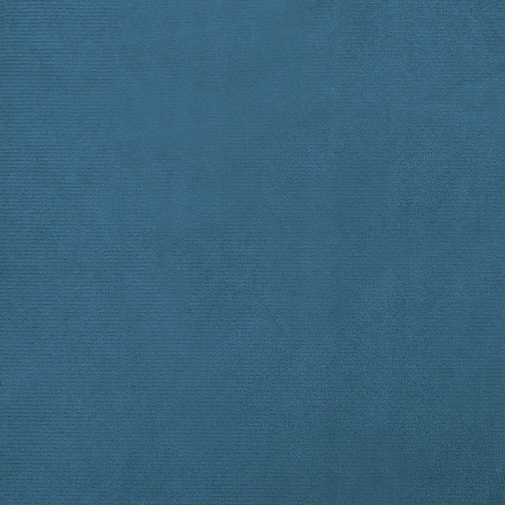 vidaXL Canapé pour enfants bleu 100x50x26 cm velours