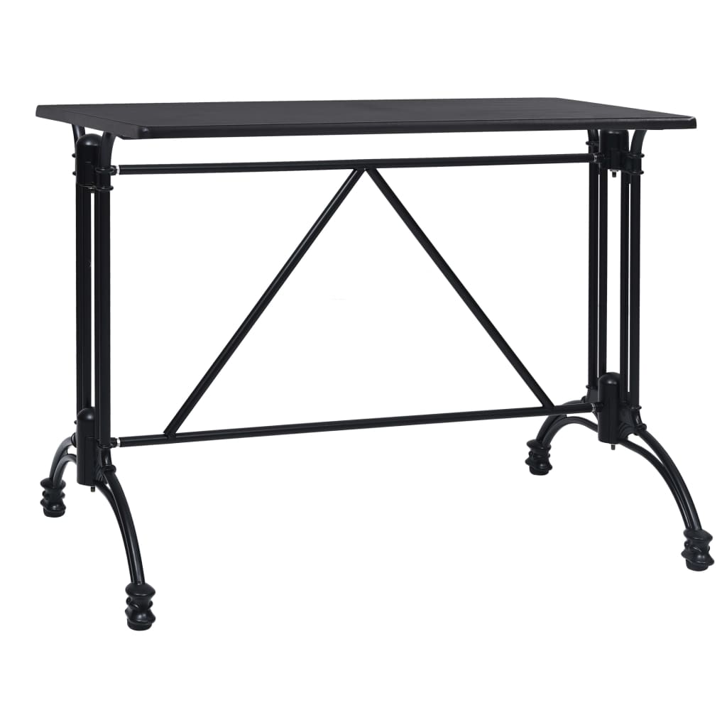 vidaXL Pied de table de bistro Noir 93x60x72 cm Aluminium coulé