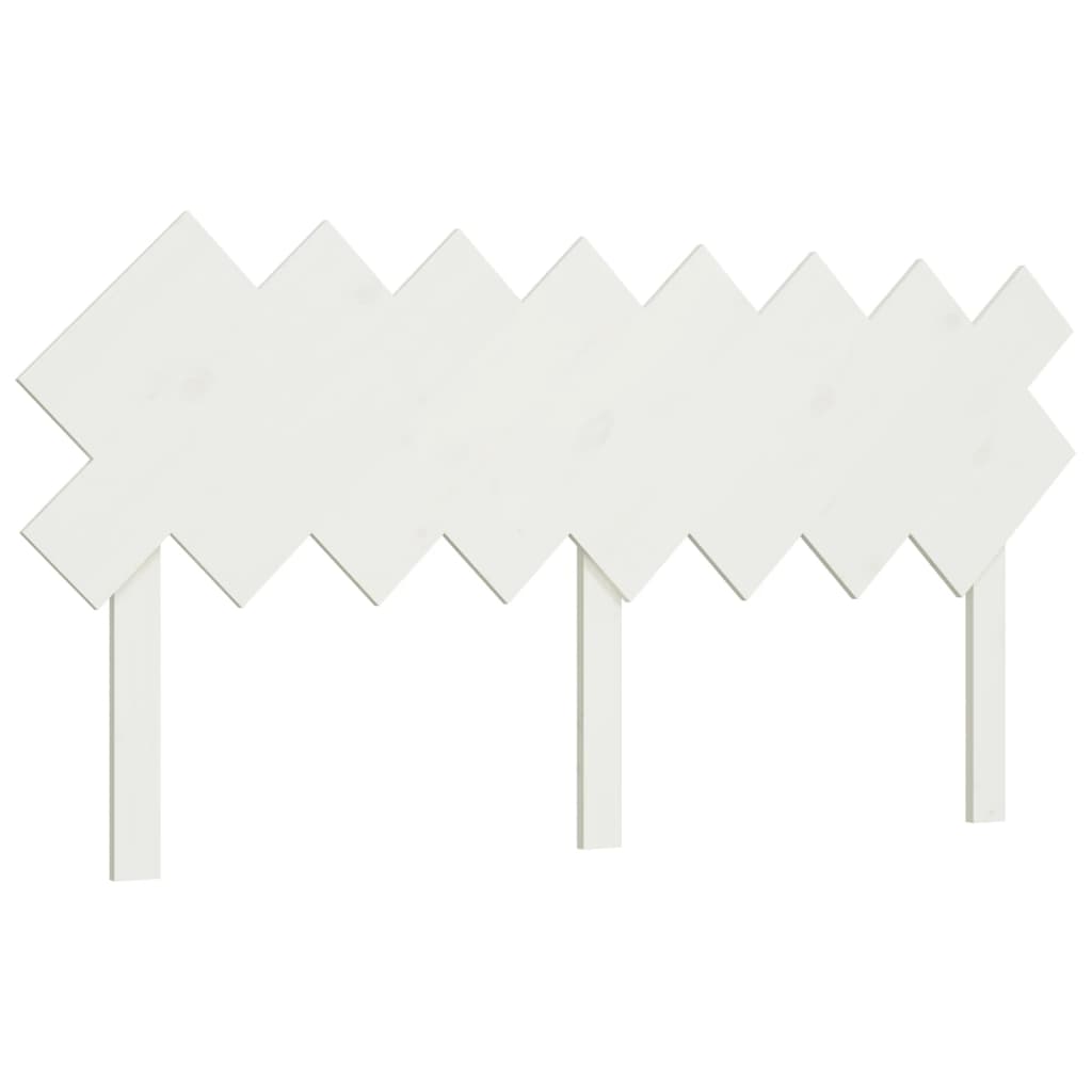 vidaXL Tête de lit Blanc 159,5x3x80,5 cm Bois massif de pin