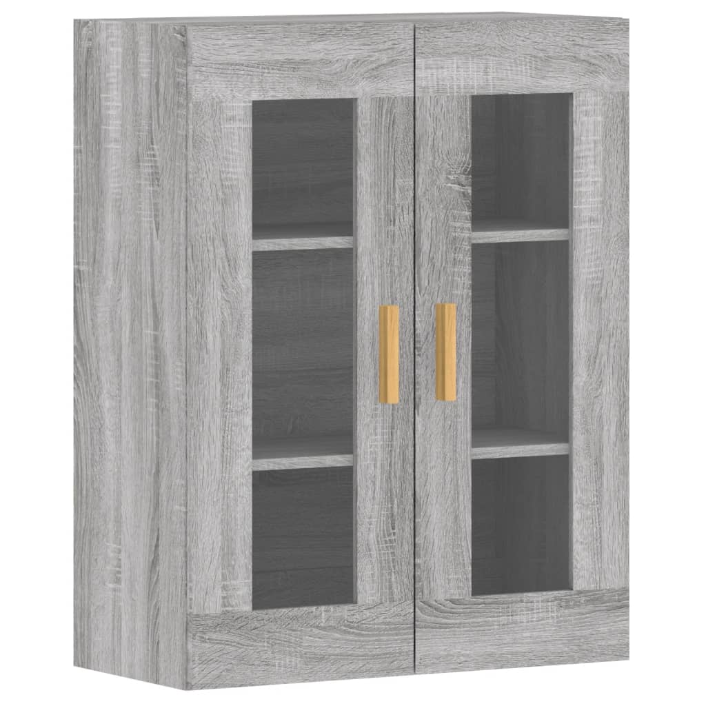 vidaXL Armoires murales 2 pcs sonoma gris bois d'ingénierie