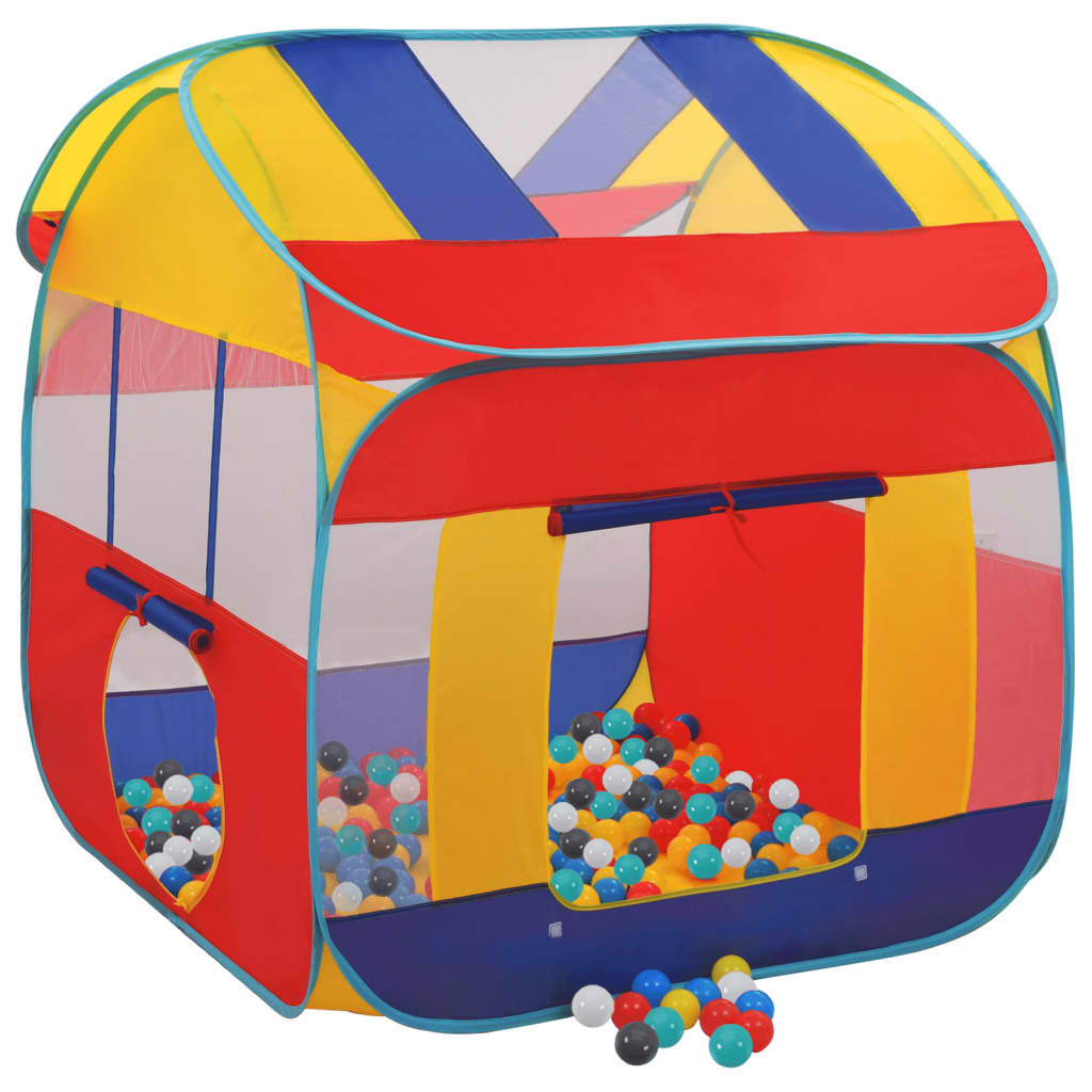 vidaXL Tente de jeu avec 550 balles 123x120x126 cm