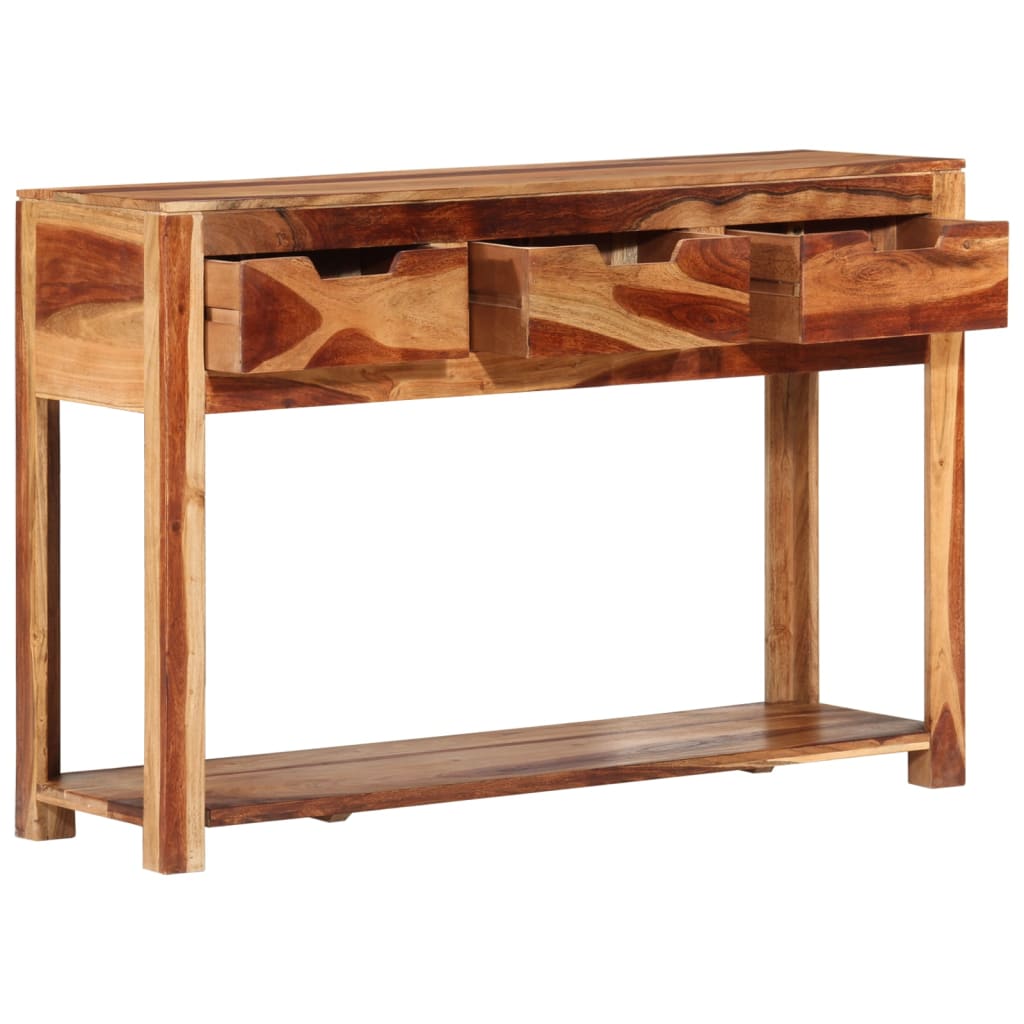 vidaXL Table console 110x35x75 cm bois massif d'acacia