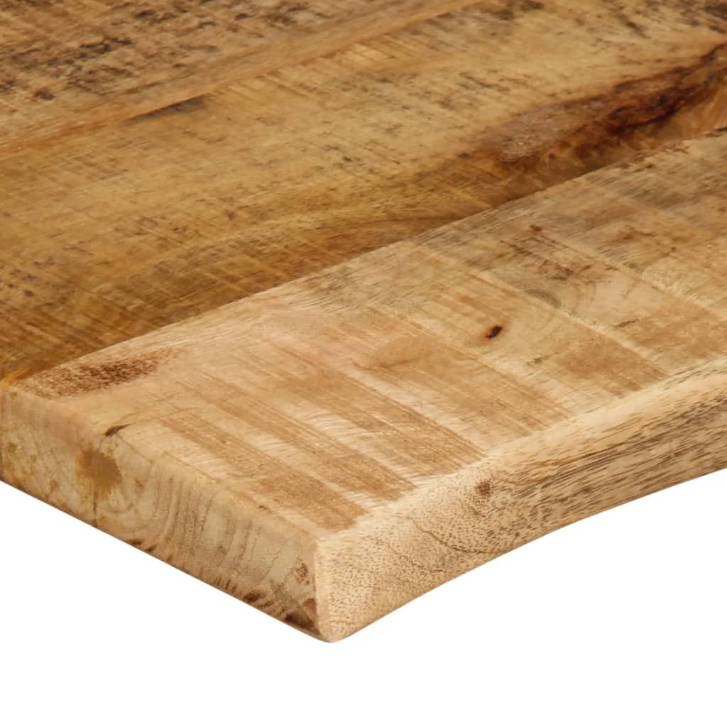 vidaXL Dessus de table 110x60x2,5cm bord vif bois massif manguier brut