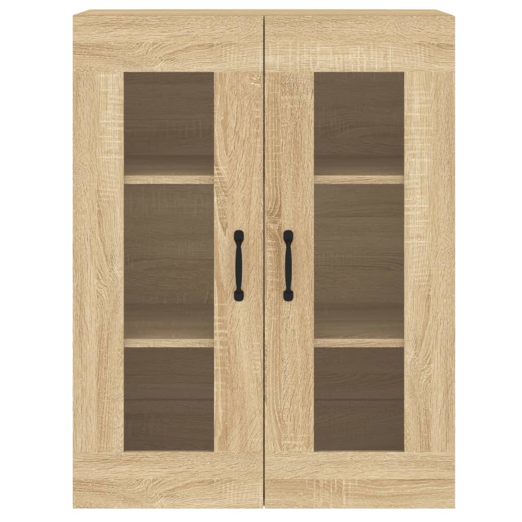 vidaXL Armoires murales 2 pcs chêne sonoma bois d'ingénierie