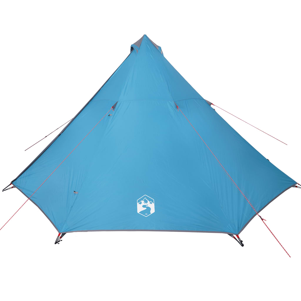 vidaXL Tente familiale tipi 8 personnes bleu imperméable