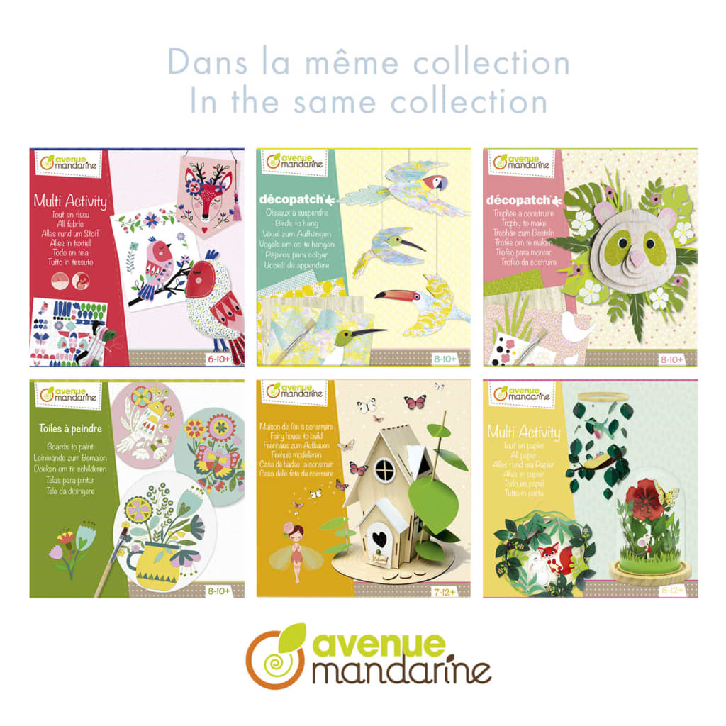 Avenue Mandarine Boîte créative Flower Press & Herbarium