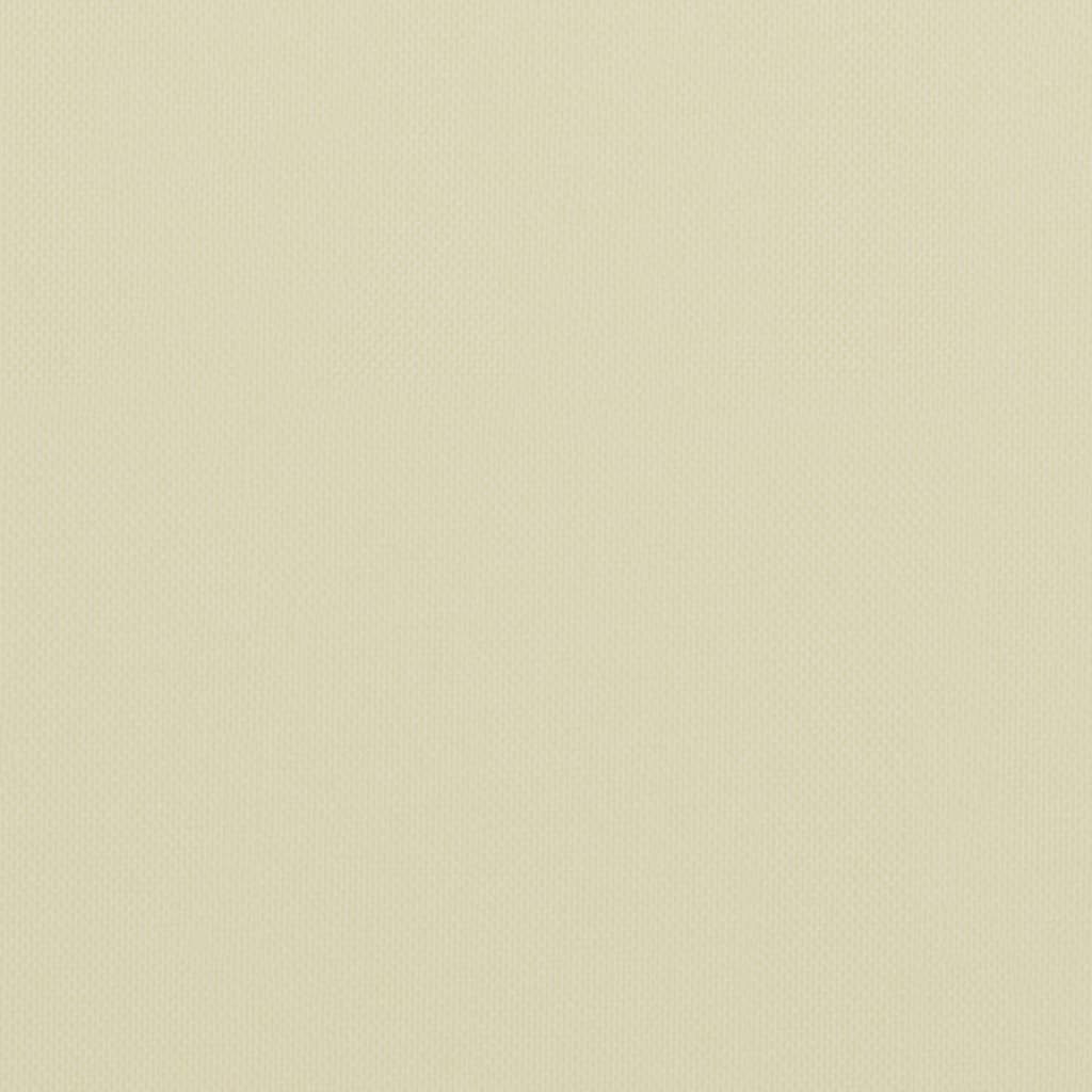 vidaXL Écran de balcon Crème 75x500 cm Tissu Oxford