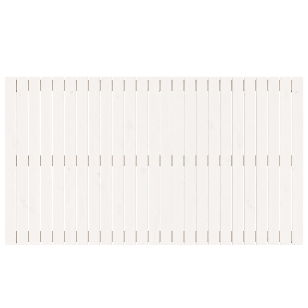 vidaXL Tête de lit murale Blanc 159,5x3x90 cm Bois massif de pin