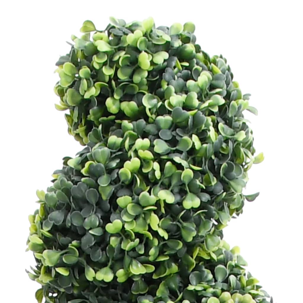 vidaXL Plante de buis artificiel en spirale avec pot Vert 117 cm