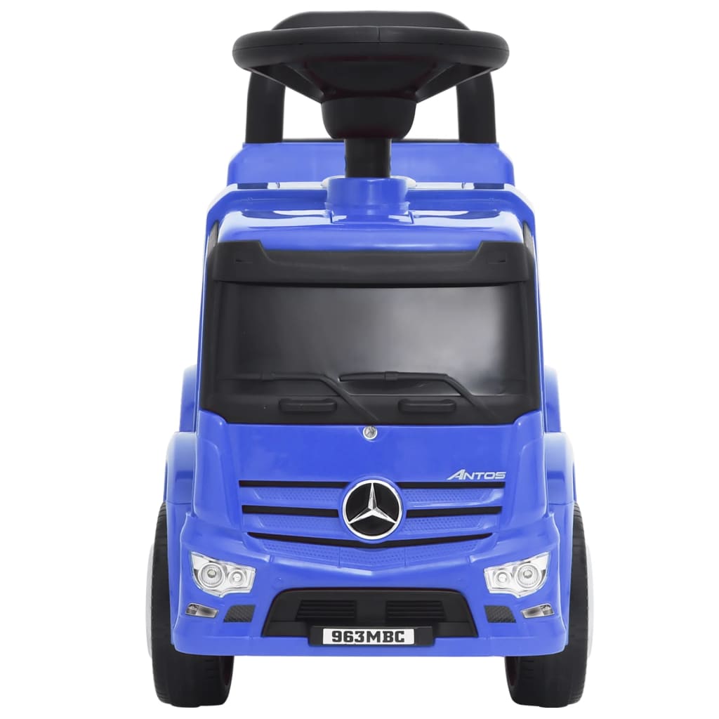 vidaXL Camion à pédales Mercedes-Benz Bleu