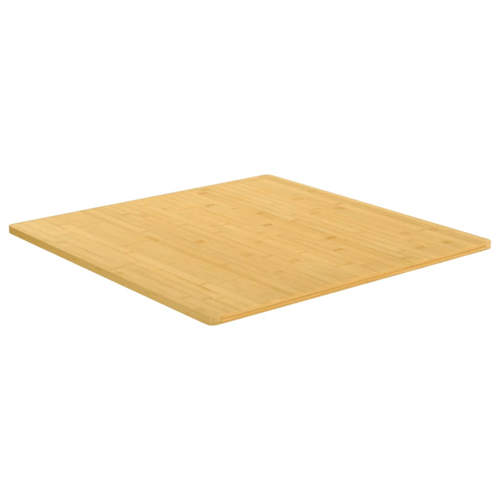 vidaXL Dessus de table 80x80x1,5 cm bambou