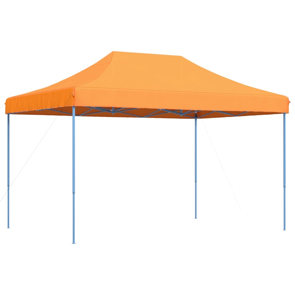 vidaXL Tente de réception pliable escamotable orange 410x279x315 cm