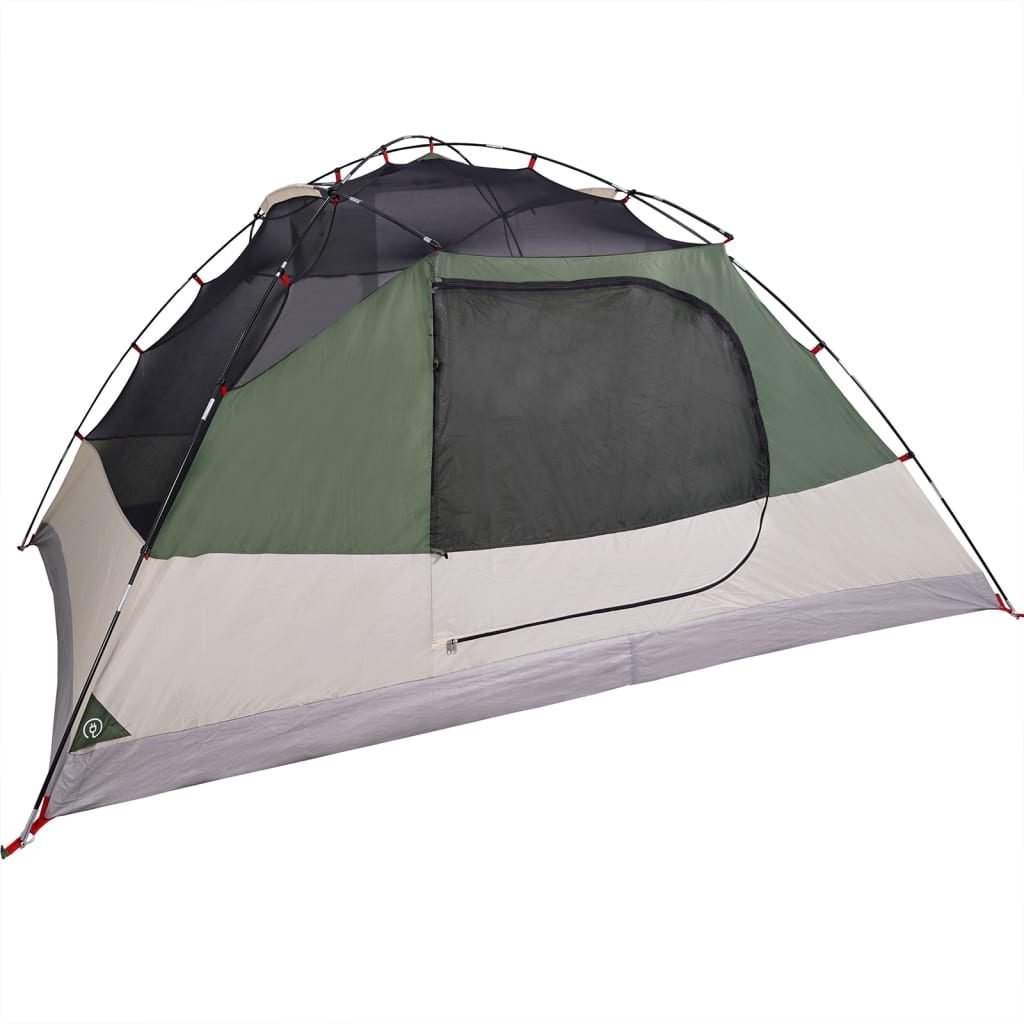 vidaXL Tente de camping à dôme 4 personnes vert imperméable