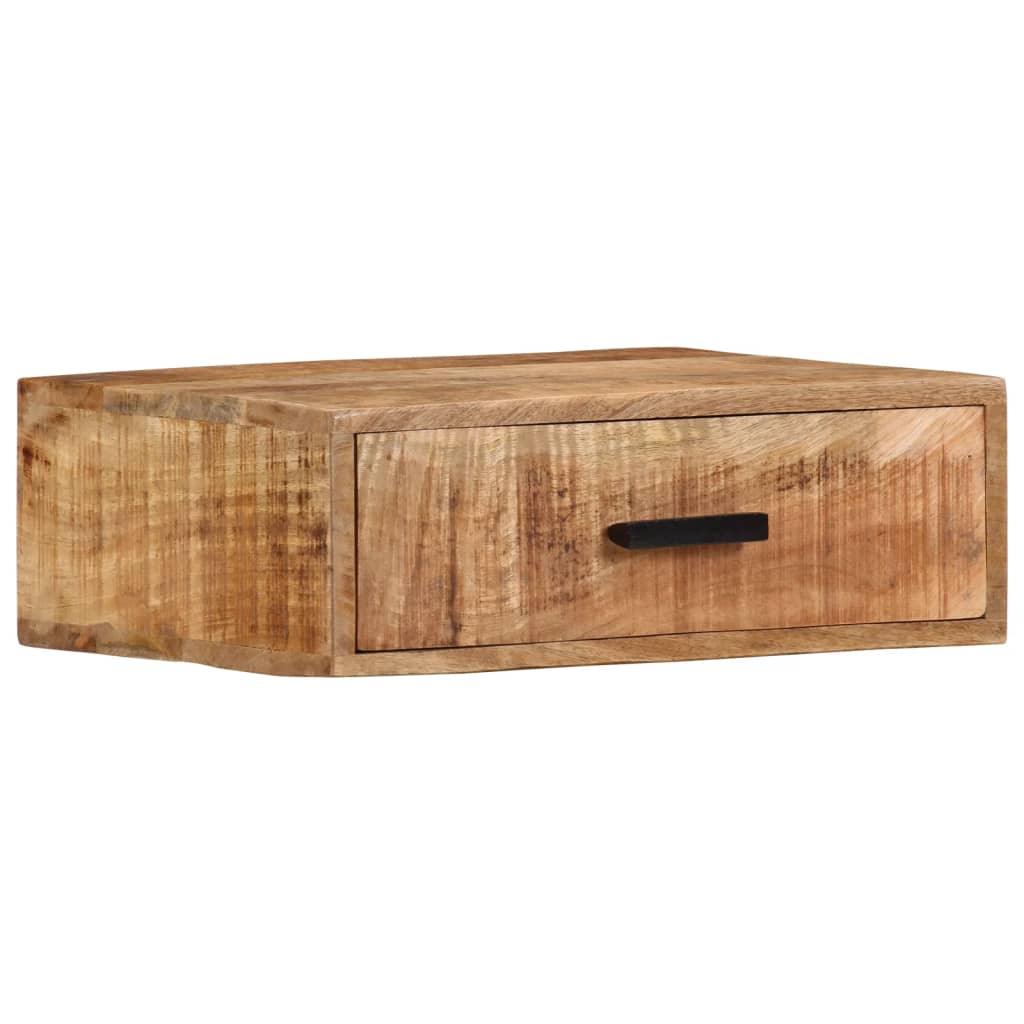 vidaXL Table de chevet murale 40x30x13,5 cm bois de manguier massif