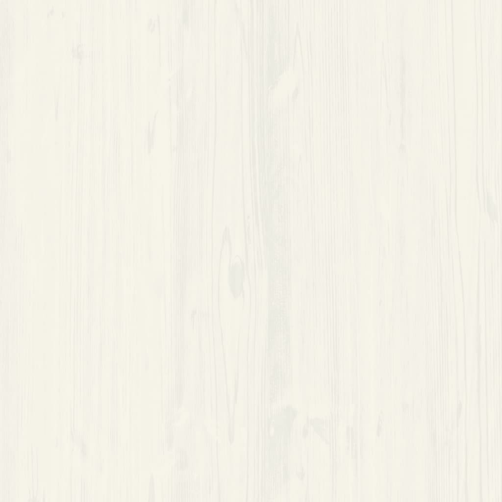 vidaXL Buffet avec tiroirs VIGO 113x40x75 cm blanc bois massif de pin