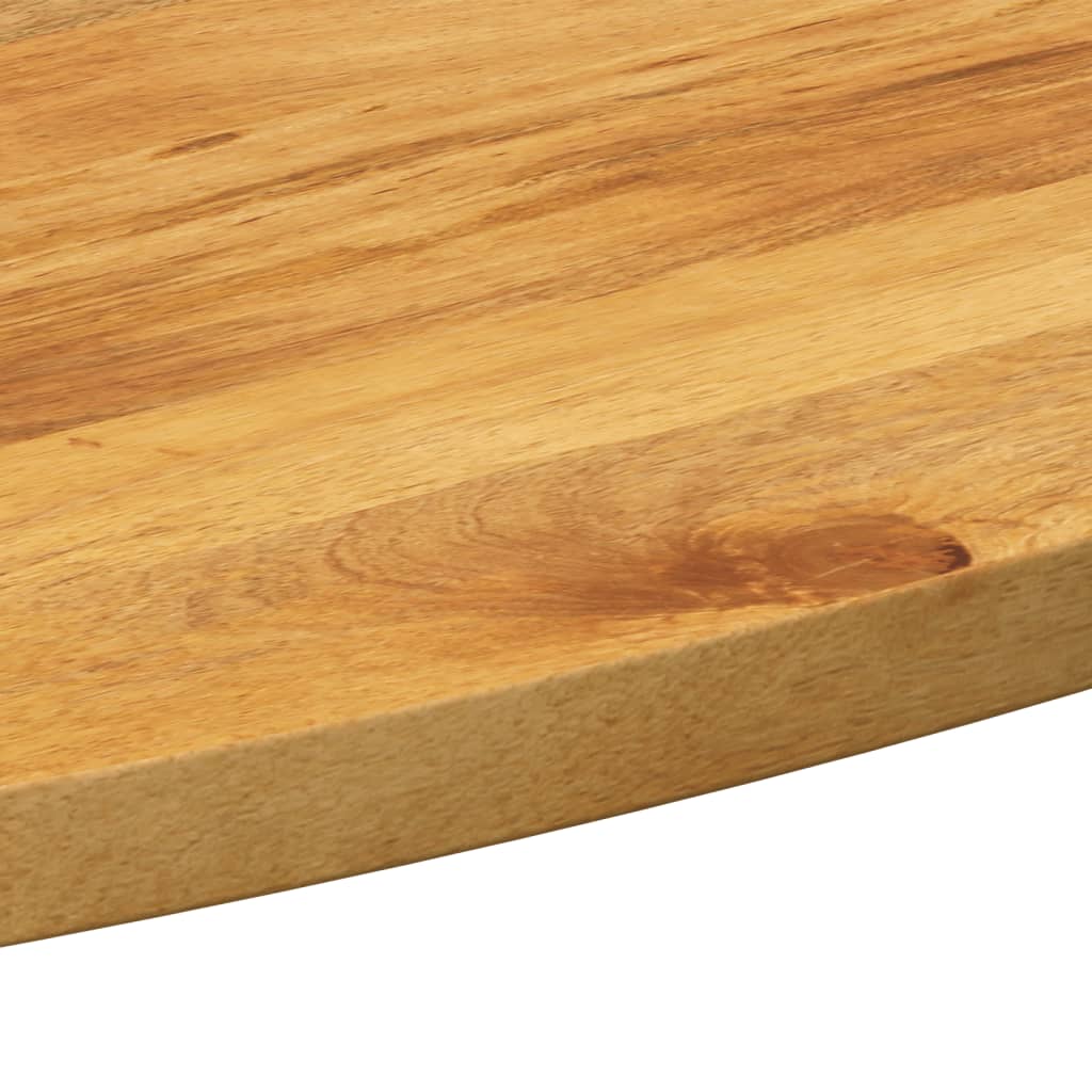 vidaXL Dessus de table 80x40x2,5 cm ovale bois massif de manguier