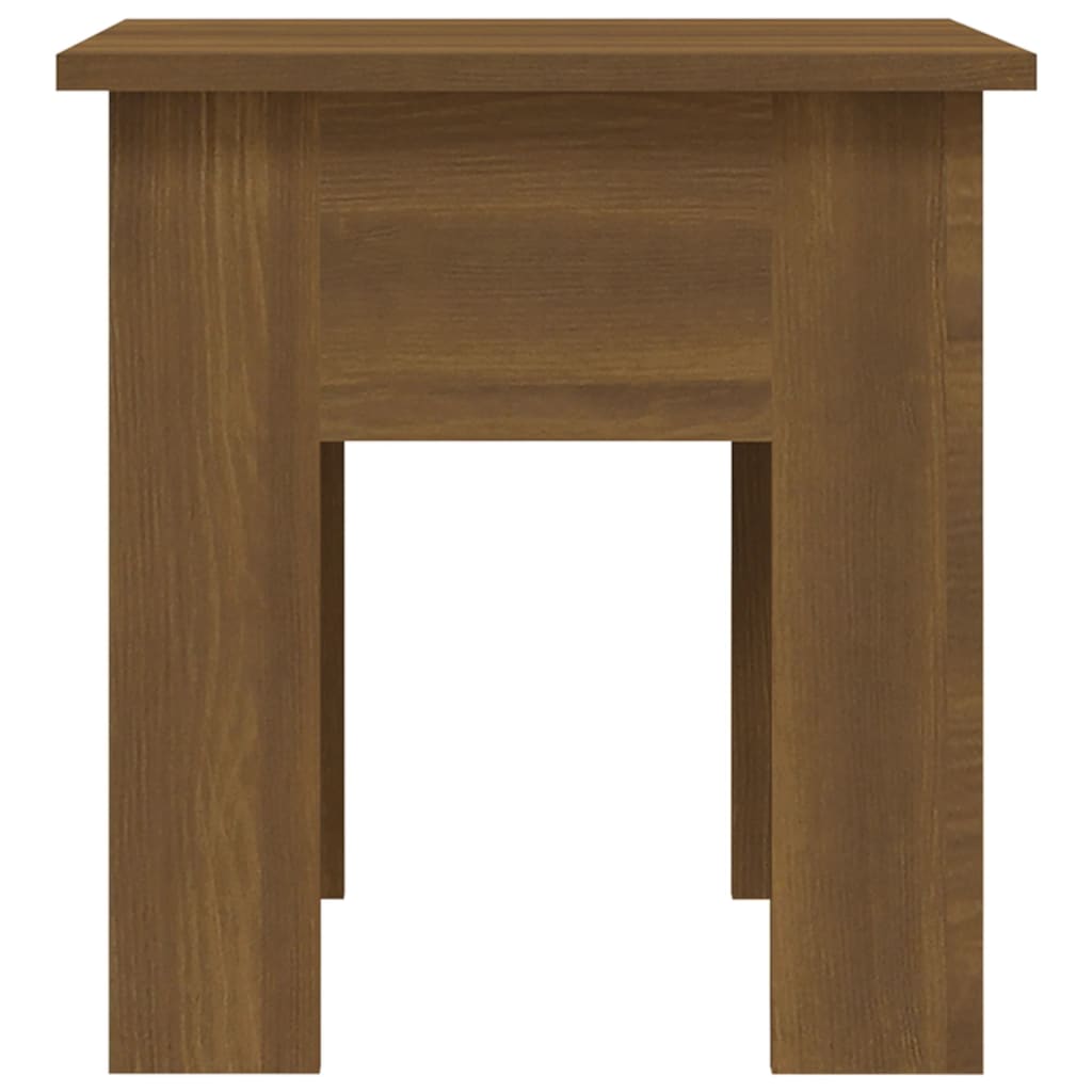 vidaXL Table basse chêne marron 40x40x42 cm bois d'ingénierie