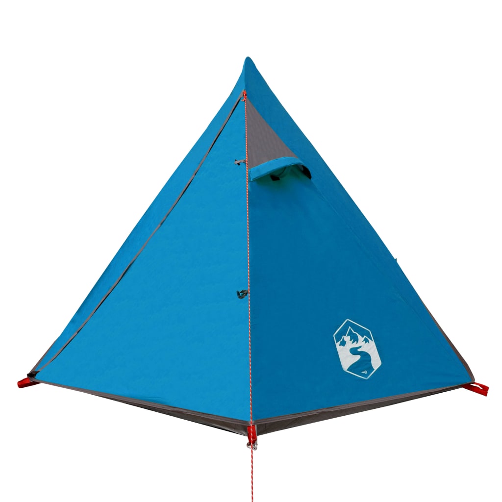 vidaXL Tente de camping à dôme 2 personnes bleu imperméable