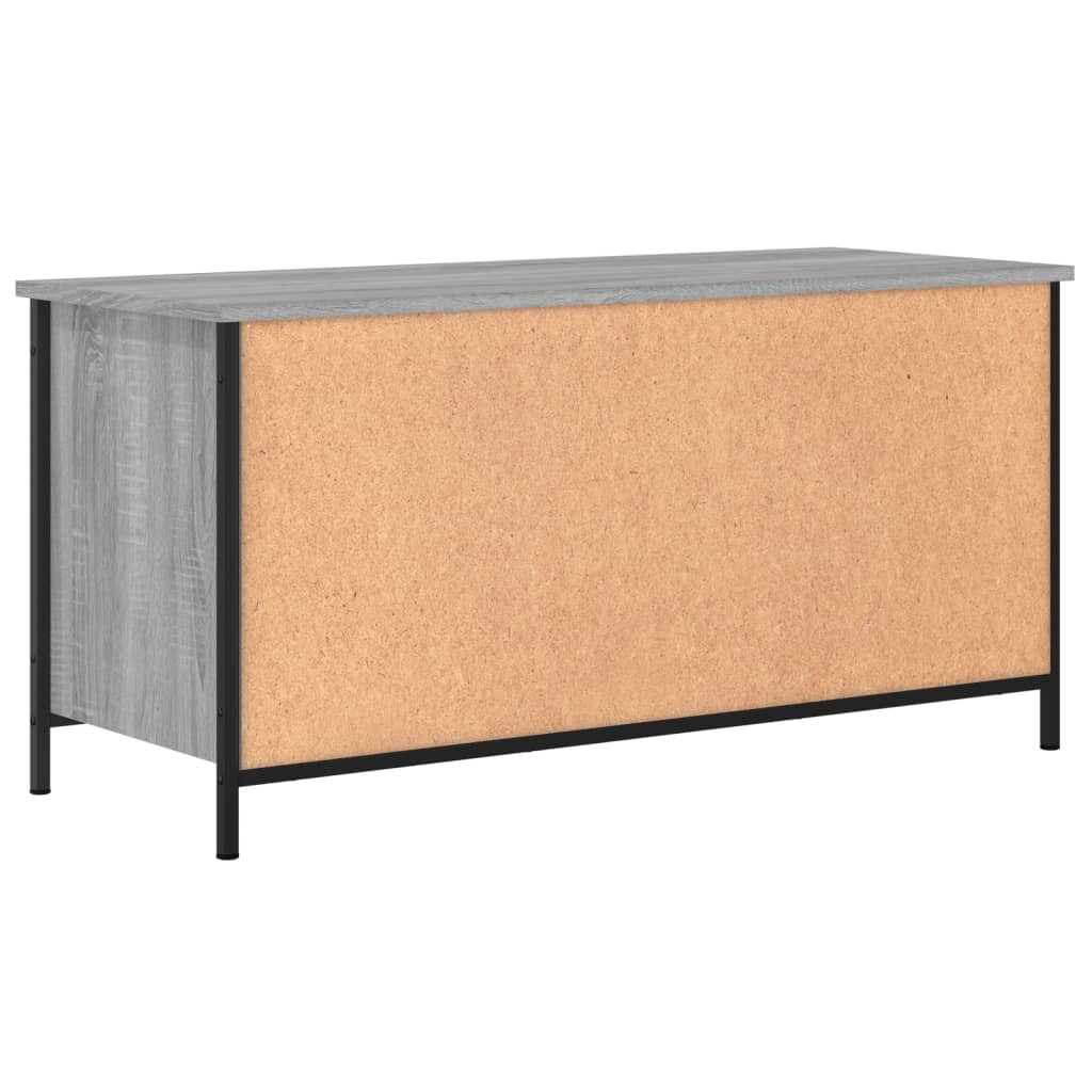 vidaXL Meuble TV Sonoma gris 100x40x50 cm Bois d'ingénierie