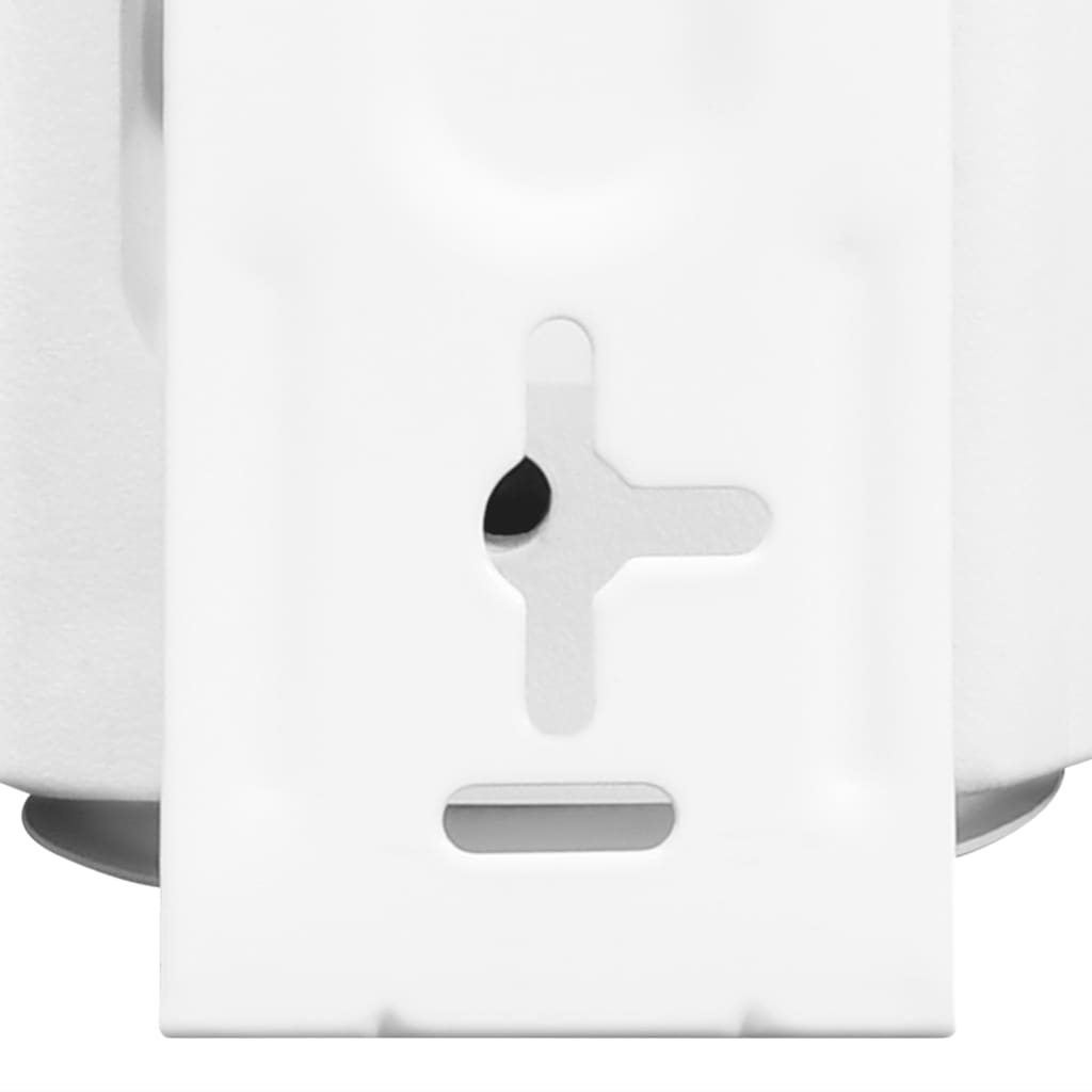 vidaXL Haut-parleurs stéréo muraux 2pcs blanc intérieur extérieur 100W