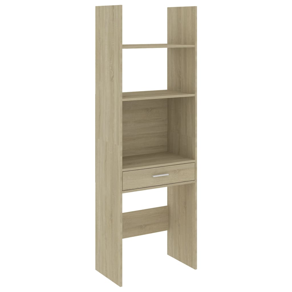 vidaXL Ensemble de bibliothèque 4 pcs Chêne sonoma Bois d'ingénierie