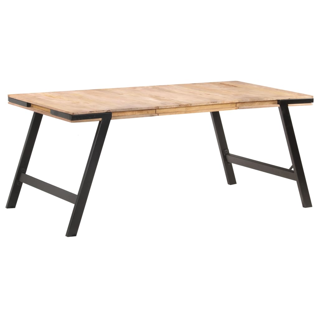 vidaXL Table à manger 180x90x76 cm Bois de manguier massif