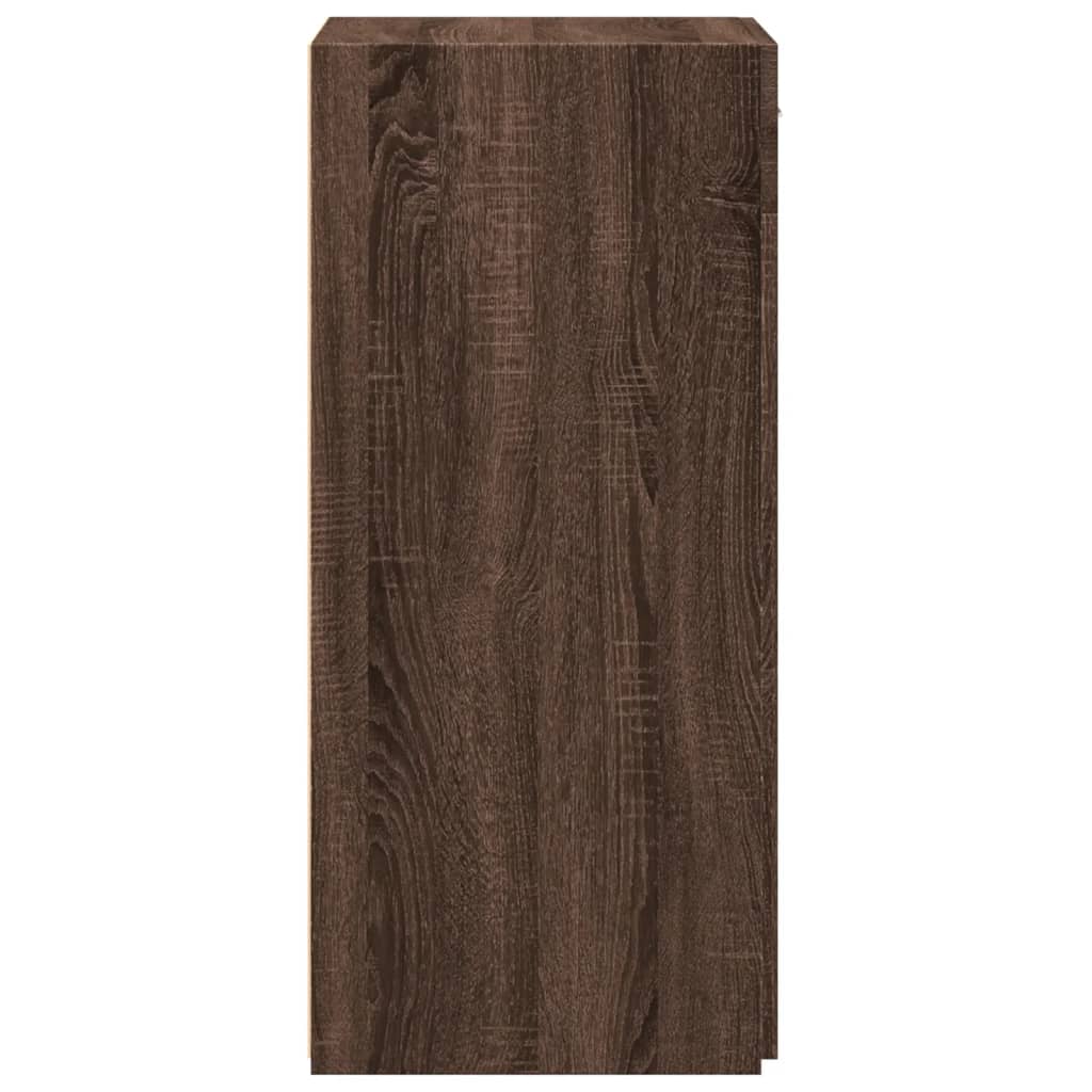 vidaXL Buffet chêne marron 50x42,5x93 cm bois d'ingénierie