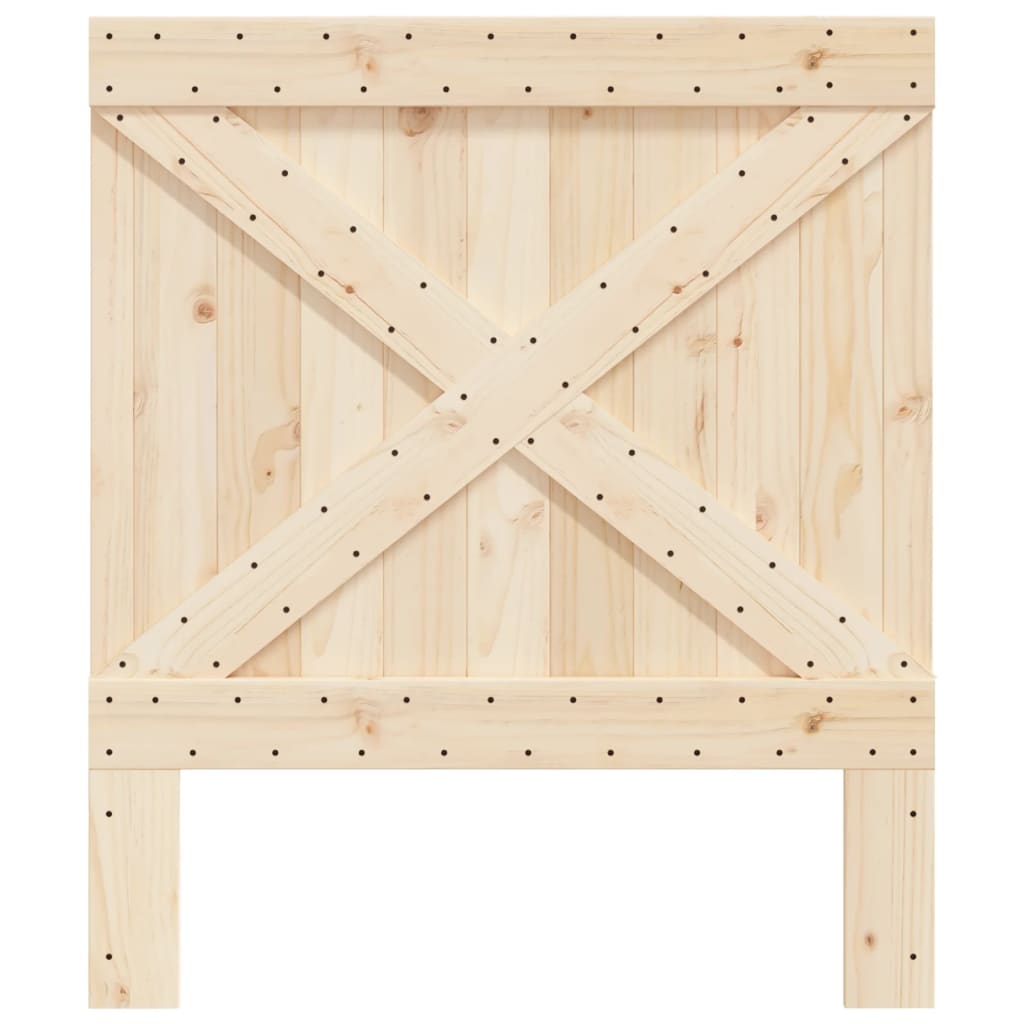 vidaXL Tête de lit 90x104 cm bois massif de pin