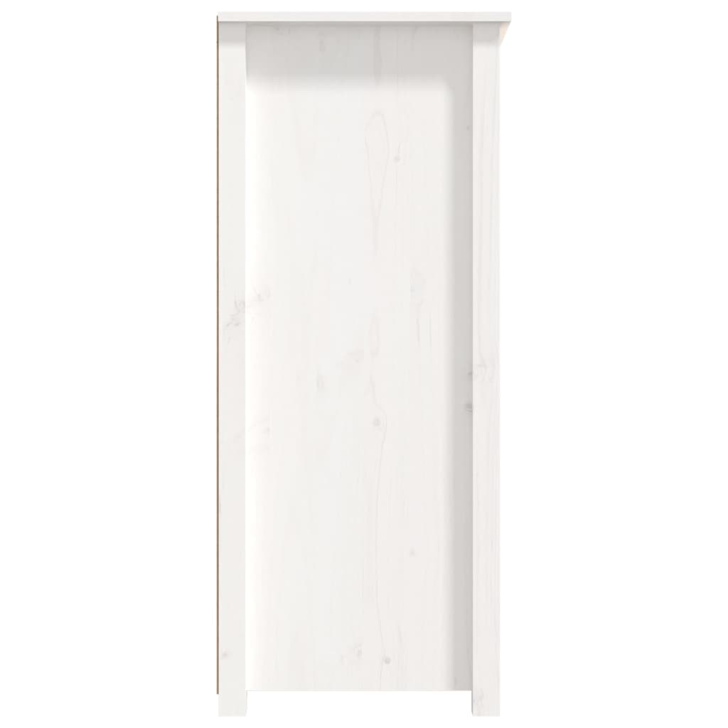 vidaXL Buffet Blanc 83x41,5x100 cm Bois massif de pin