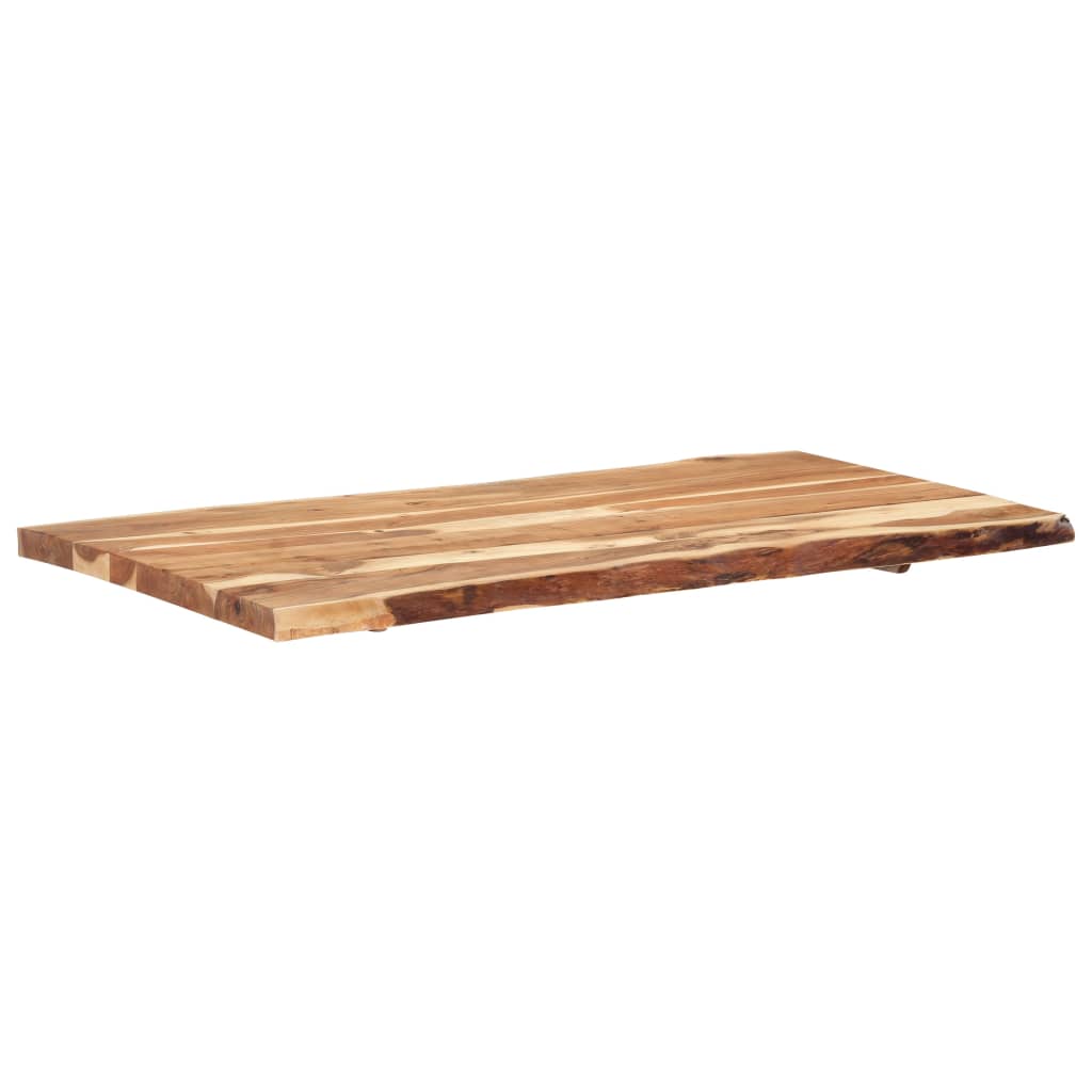 vidaXL Dessus de table Bois d'acacia massif 118x(50-60)x3,8 cm