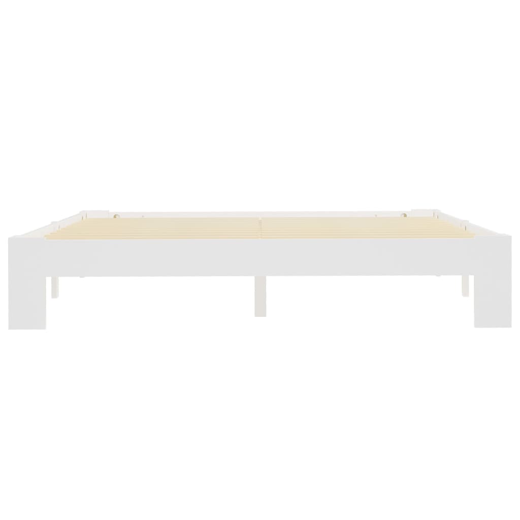 vidaXL Cadre de lit sans matelas marron 160x200 cm bois pin massif