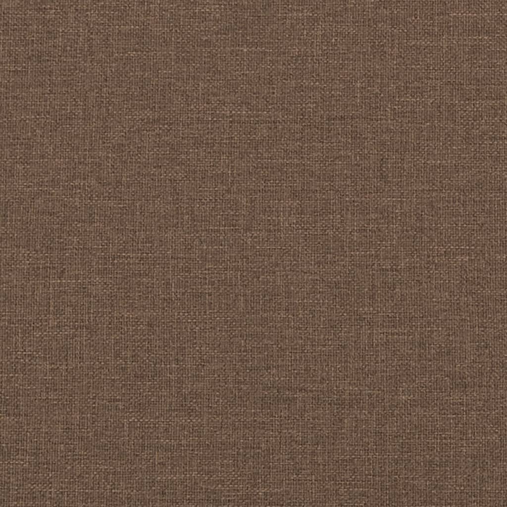 vidaXL Canapé à 3 places Marron 180 cm Tissu