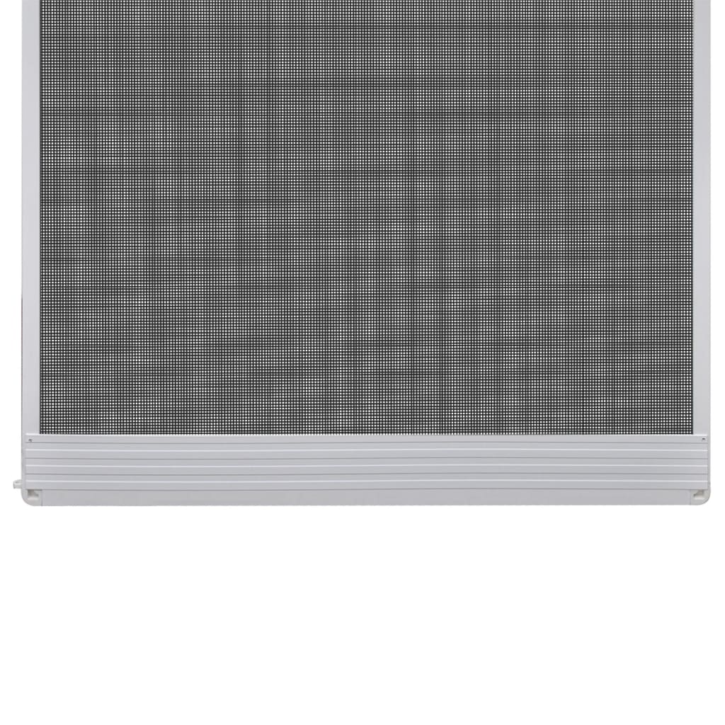 vidaXL Moustiquaire blanche à charnière pour portes 120 x 240 cm