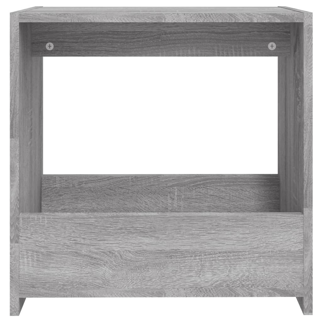 vidaXL Table d'appoint Sonoma gris 50x26x50 cm Bois d'ingénierie