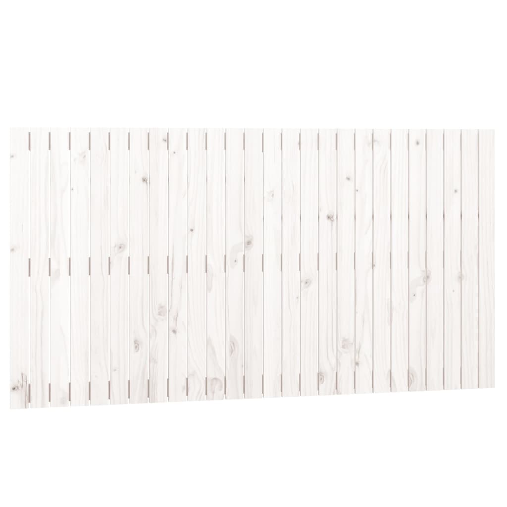 vidaXL Tête de lit murale Blanc 166x3x90 cm Bois massif de pin