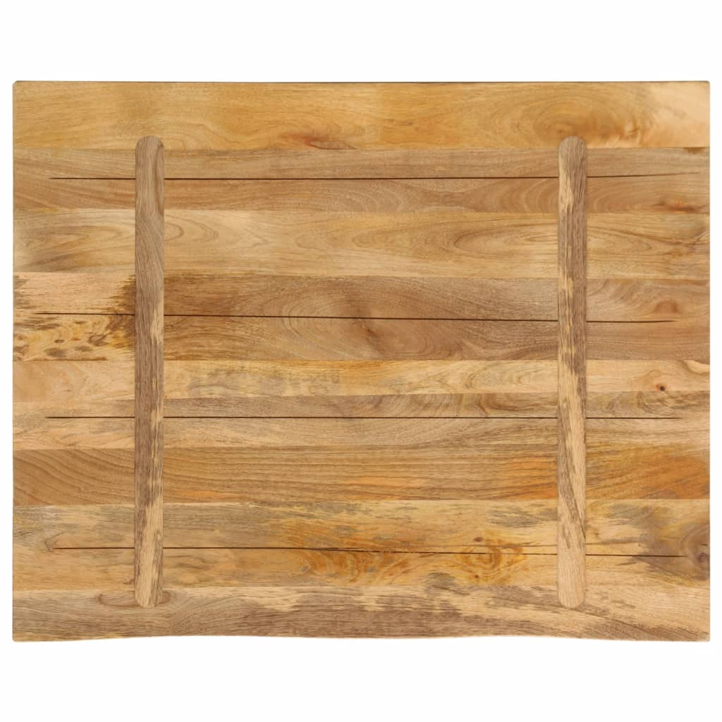 vidaXL Dessus de table 110x80x3,8cm bord vif bois massif manguier brut