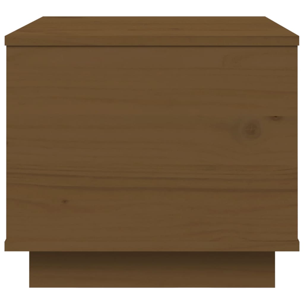 vidaXL Table basse Marron miel 40x50x35 cm Bois massif de pin