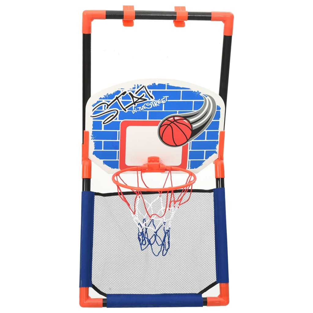 vidaXL Ensemble basket multifonctionnel de porte et mur pour enfants
