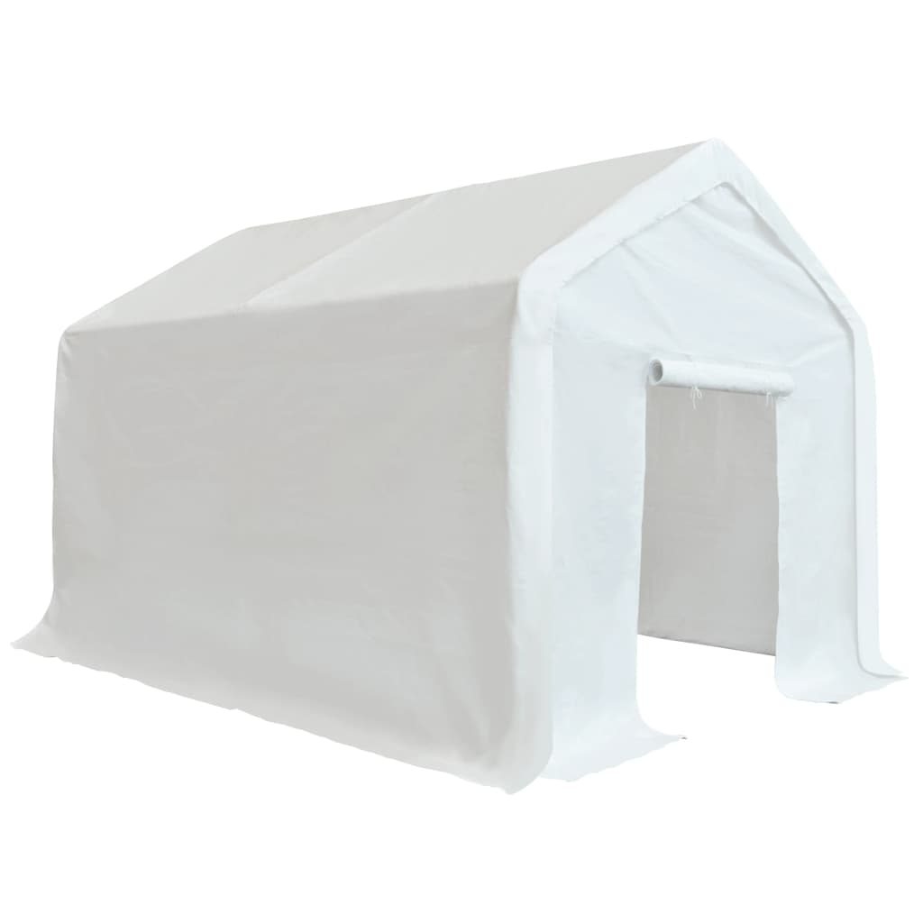 vidaXL Tente de rangement PE 3 x 4 m Blanc