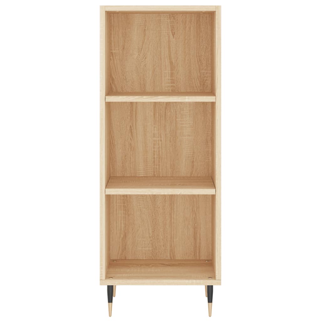 vidaXL Buffet haut Chêne sonoma 34,5x32,5x180 cm Bois d'ingénierie