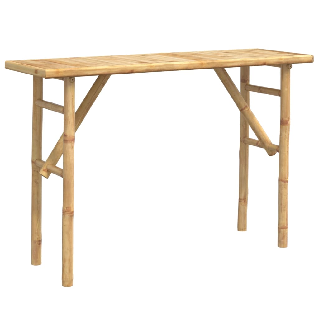 vidaXL Table console 115x39x75 cm bambou