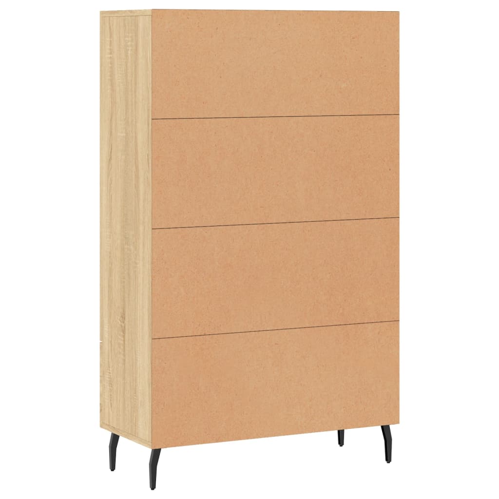 vidaXL Buffet haut chêne sonoma 69,5x31x115 cm bois d'ingénierie