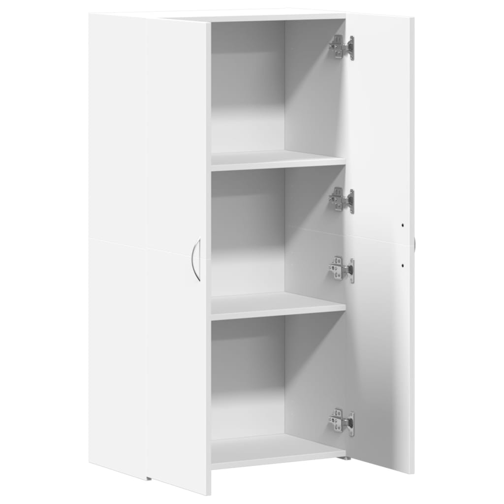 vidaXL Armoire de classement blanc 60x32x115 cm bois d'ingénierie