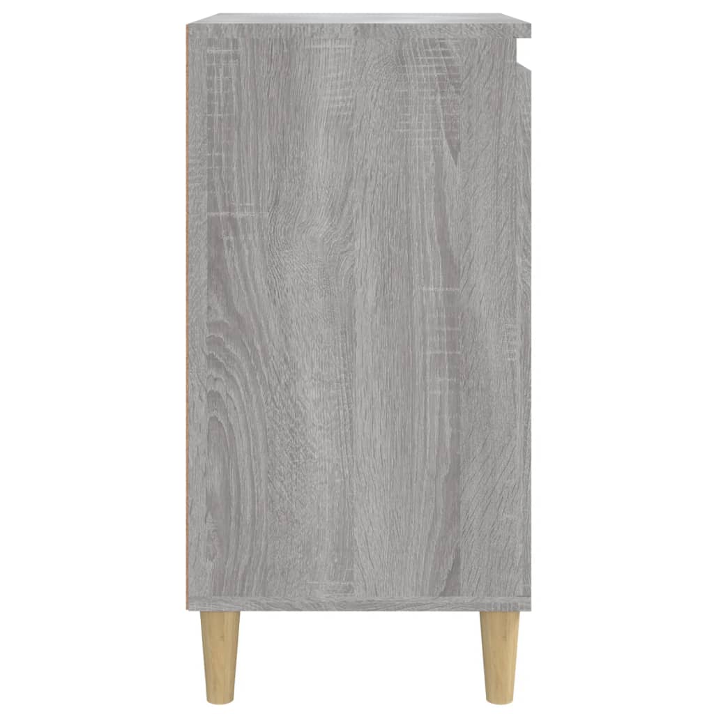 vidaXL Table de chevet sonoma gris 40x35x70 cm bois d'ingénierie