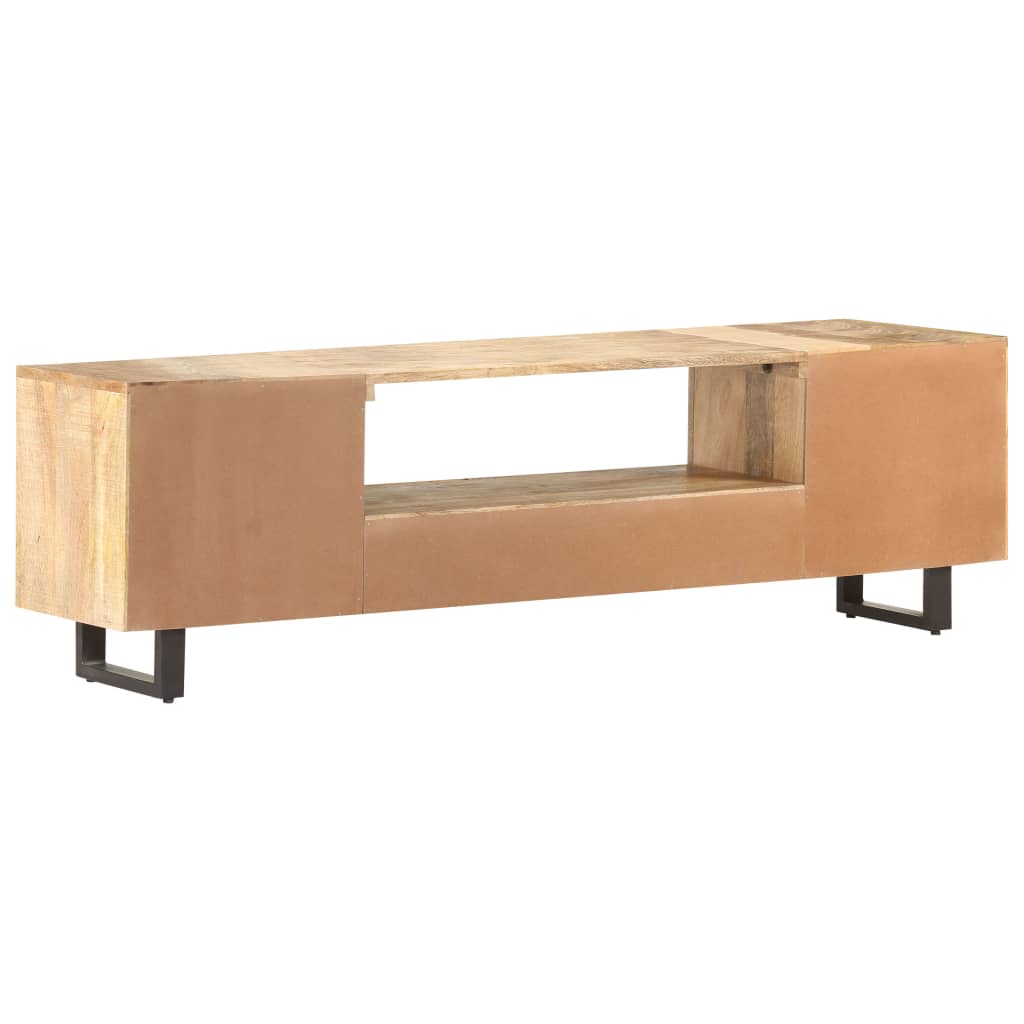 vidaXL Meuble TV 160x30x45 cm Bois massif de manguier