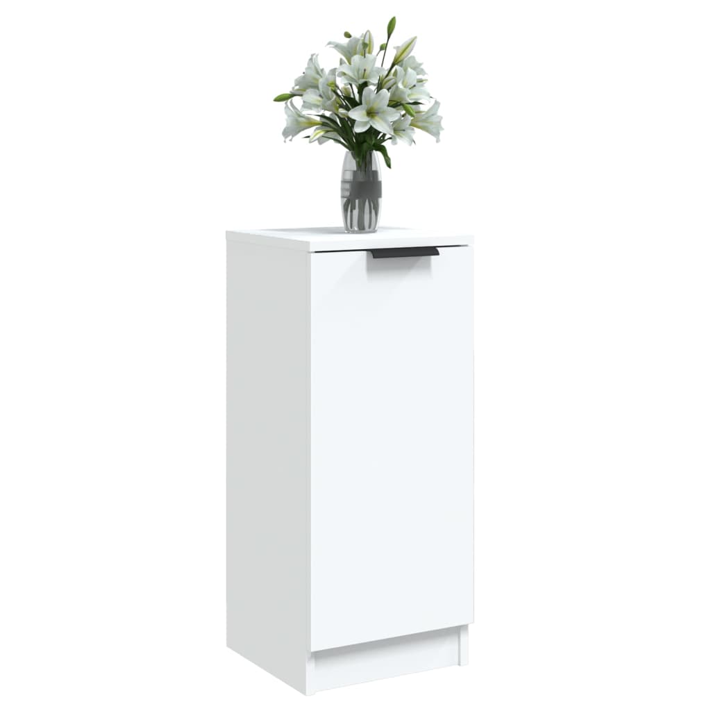 vidaXL Buffet Blanc 30x30x70 cm Bois d'ingénierie